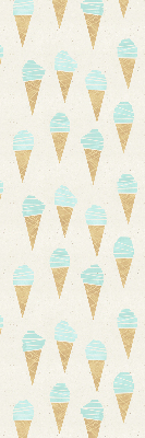 Fabric roller blind Ice cream in a cone