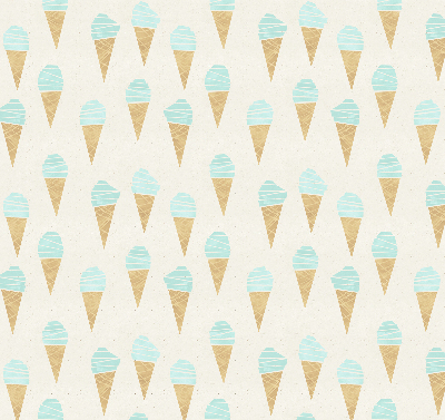 Fabric roller blind Ice cream in a cone