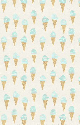 Fabric roller blind Ice cream in a cone
