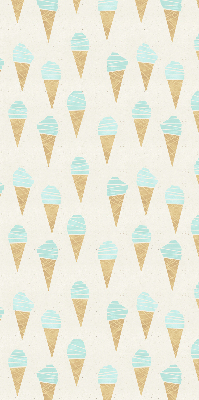 Fabric roller blind Ice cream in a cone