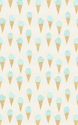 Fabric roller blind Ice cream in a cone