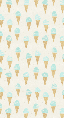 Fabric roller blind Ice cream in a cone