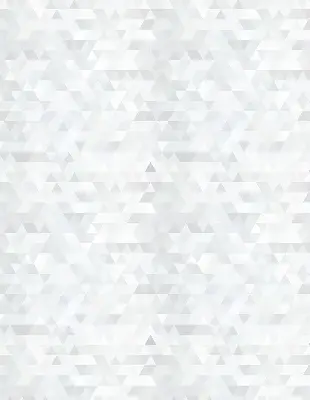 Modern roller blind with a gray triangle pattern