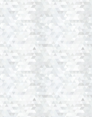 Modern roller blind with a gray triangle pattern