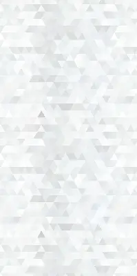 Modern roller blind with a gray triangle pattern