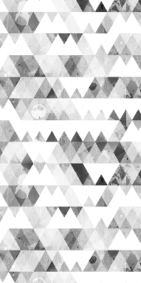 Fabric roller blind Gray triangle pattern