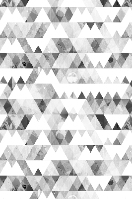 Fabric roller blind Gray triangle pattern