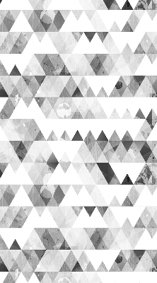 Fabric roller blind Gray triangle pattern