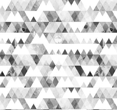 Fabric roller blind Gray triangle pattern