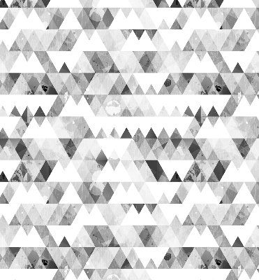 Fabric roller blind Gray triangle pattern