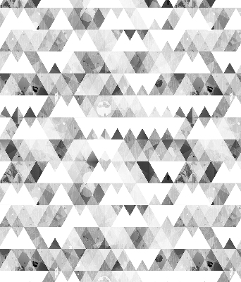 Fabric roller blind Gray triangle pattern