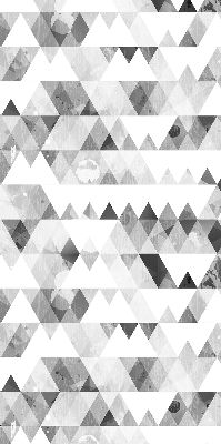 Fabric roller blind Gray triangle pattern