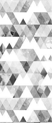Fabric roller blind Gray triangle pattern