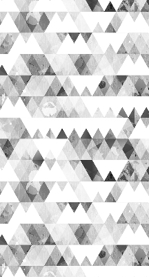 Fabric roller blind Gray triangle pattern