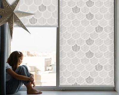 Modern roller blind Gray scales