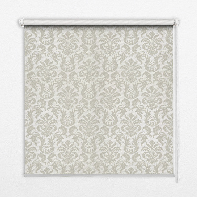 Roller blind for large window Beige pattern