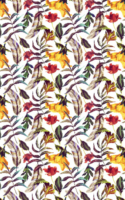 Roller blind for large window Colorful flowers