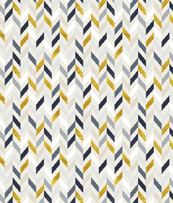 Fabric roller blind Colorful herringbone