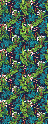 Fabric roller blind Exotic plants