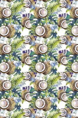Modern roller blind Coconuts and their leaves