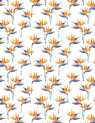 Roller blind for large window Colorful leaves