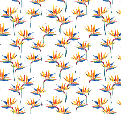 Roller blind for large window Colorful leaves