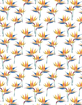 Roller blind for large windows colorful leaves pattern