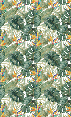 Modern roller blind Tropical plants
