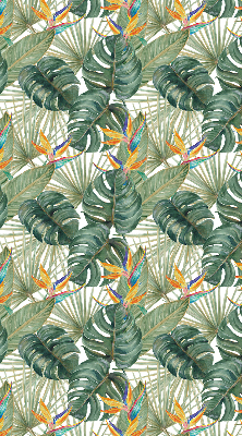 Roller blind modern tropical plants print