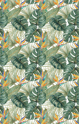 Modern roller blind Tropical plants