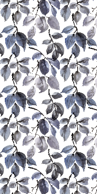 Fabric roller blind Dark leaves