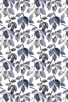 Fabric roller blind Dark leaves