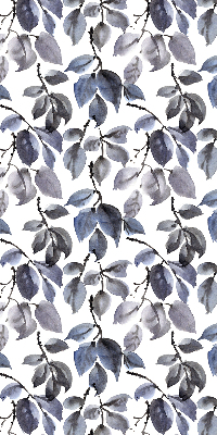 Fabric roller blind Dark leaves