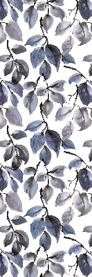 Fabric roller blind Dark leaves
