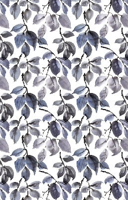 Fabric roller blind Dark leaves