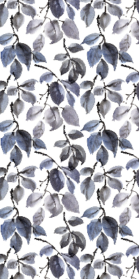 Fabric roller blind Dark leaves