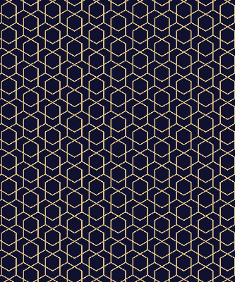 Roller blind modern 3d cube pattern