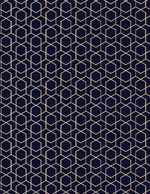 Roller blind modern 3d cube pattern