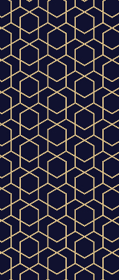 Modern roller blind 3d cube
