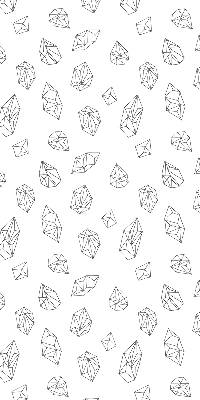 Roller blind for large window Geometric shapes