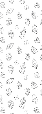 Roller blind for large window Geometric shapes