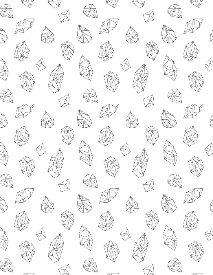 Roller blind for large window Geometric shapes