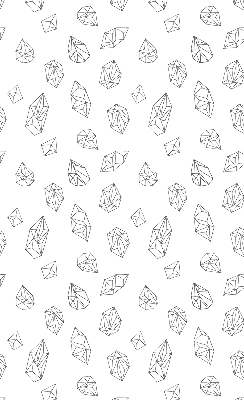 Roller blind for large window Geometric shapes