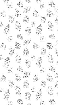 Roller blind for large window Geometric shapes