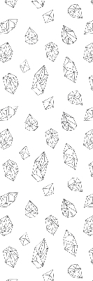 Roller blind for large window Geometric shapes