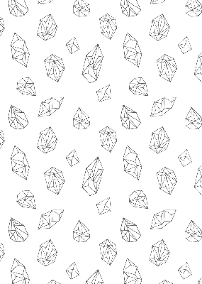 Roller blind for large window geometric shapes pattern