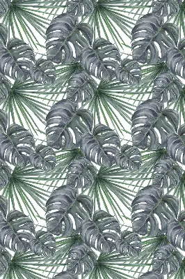 Fabric roller blind leaves design