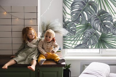 Fabric roller blind Leaves