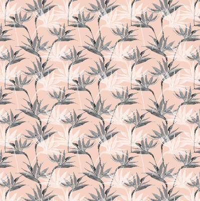 Modern roller blind Gray flowers