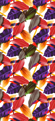 Roller blind for large window Colorful leaves